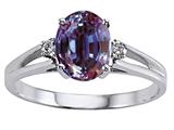Tommaso Design™ Oval 8x6 mm Simulated Alexandrite Ring style: 24390