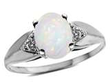 Tommaso Design™ Genuine 9x7 Oval Opal Ring style: 24560