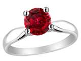 Star K™ 7mm Round Created Ruby Ring style: 26895