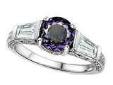 Star K™ Round 7mm Simulated Alexandrite Ring style: 26980