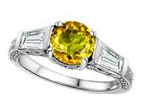 Star K™ Round 7mm Genuine Citrine Ring style: 26983