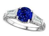 Star K™ Round 7mm Created Sapphire Ring style: 26997