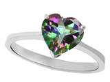 Tommaso Design™ Mystic Topaz Heart Shape 8mm Solitaire Engagement Ring style: 27971