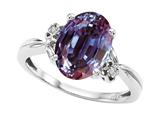 Tommaso Design™ Oval 10x8mm Simulated Alexandrite Ring style: 28854