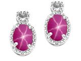 Star Ruby Earrings Free Shipping Finejewelers Inc Star Ruby Earrings