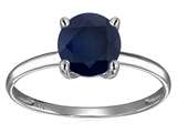 Original Star K™ Round 7mm Genuine Black Sapphire Solitaire Engagement Ring style: 301318