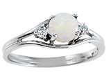 Tommaso Design™ Genuine Opal Ring style: 301670