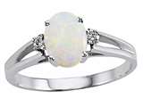 Tommaso Design™ Genuine Opal Ring style: 302016