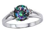 Tommaso Design™ Rainbow Mystic Topaz Ring style: 302055