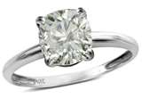Original Star K™ White Topaz 7mm Cushion-Cut Solitaire Engagement Ring style: 303860