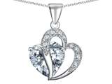 Star K™ Heart Shape 12mm Cubic Zirconia Pendant Necklace style: 306628
