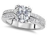 Star K™ Round 7mm Genuine White Topaz Wedding Ring style: 307609