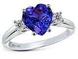 Star K™ 8mm Heart Shape Simulated Tanzanite Ring style: 309748