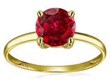 Original Star K™ 7mm Round Created Ruby Solitaire Engagement Ring style: 312508