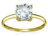 Original Star K™ 7mm Round Genunie White Topaz Solitaire Engagement Ring style: 312509