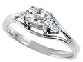 White Topaz (14 kt White Gold)