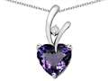 Simulated Alexandrite (.925 Sterling Silver)