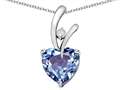 Simulated Aquamarine (.925 Sterling Silver)