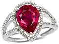 Created Ruby (14 kt White Gold)