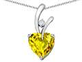 Simulated Yellow Sapphire (.925 Sterling Silver)