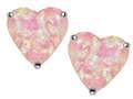 Pink Created Opal (.925 Sterling Silver)