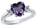 Simulated Alexandrite (.925 Sterling Silver)