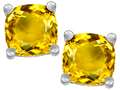 Simulated Citrine (925 Sterling Silver)