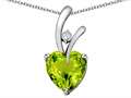 Simulated Peridot (925 Sterling Silver)