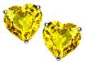 Simulated Yellow Sapphire (925 Sterling Silver)