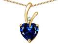 Created Sapphire (10 kt Yellow Gold)
