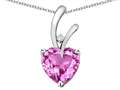 Created Pink Sapphire (10 kt White Gold)