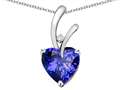 Simulated Tanzanite (10 kt White Gold)