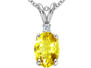 Yellow sapphire pendant deals designs