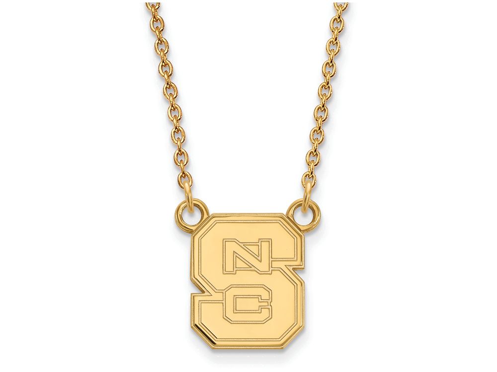 14K Yellow Gold LogoArt University of Kentucky Large Pendant Necklace