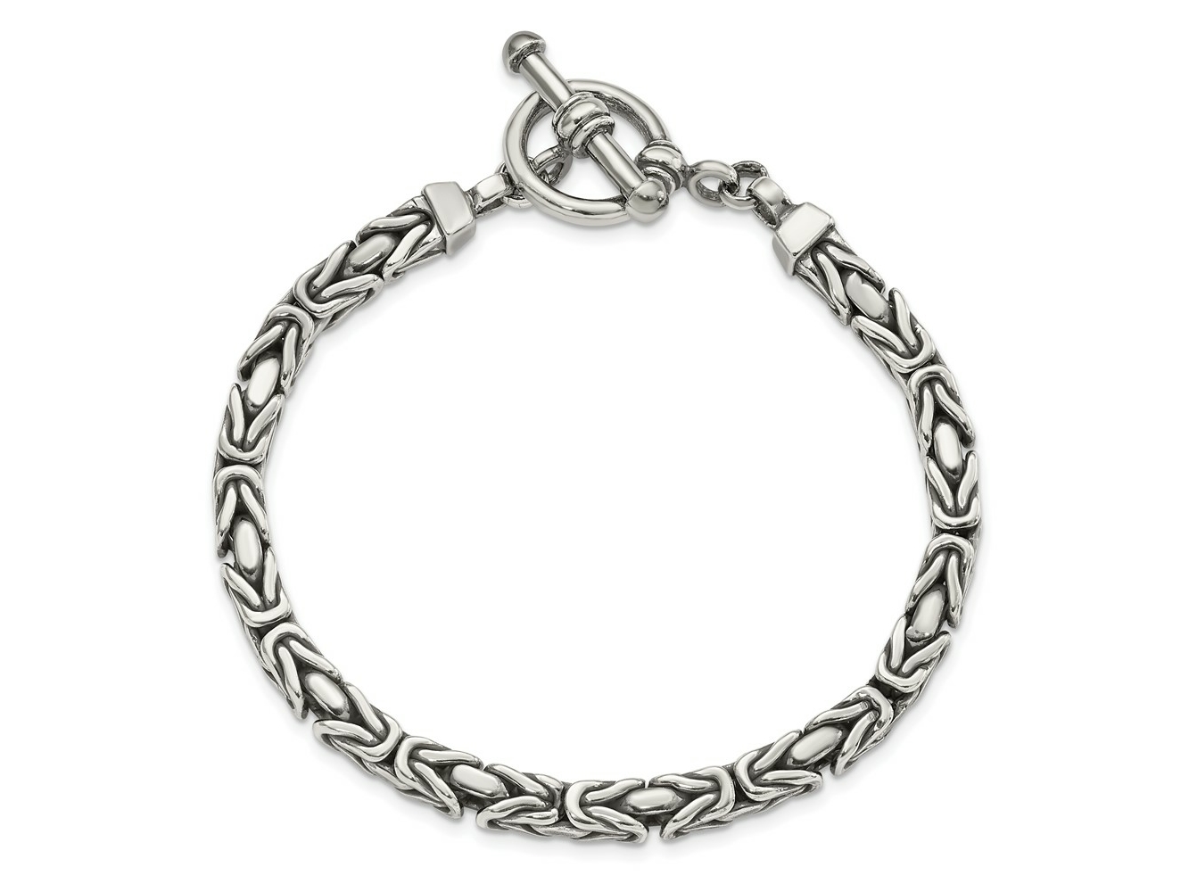 Stainless Steel Toogle Square Bracelet