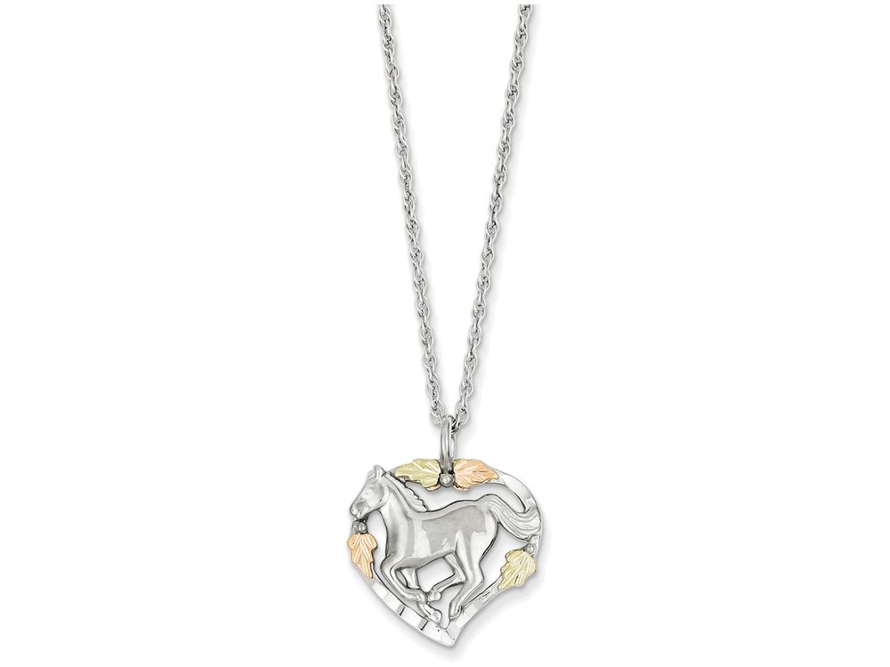 FJC Finejewelers Horse Heart Necklace QBH170