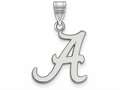 10k White Gold Logoart University Of Alabama Medium Pendant 1w003ual