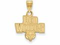 14k Yellow Gold Logoart Arkansas State University Small Pendant 4y005asu