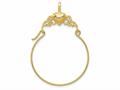 FJC Finejewelers 14k Yellow Gold Polished Heart Charm Holder d1310