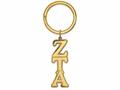 Logoart Sterling Silver Gp Zeta Tau Alpha Key Chain
