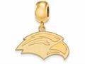Logoart Sterling Silver Gp University Of Southern Mississippi Silver Small Dangle Bead Logoart Sterling Silver Gp University Of Southern Mississippi Silver Small Dangle Bead