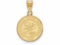 Logoart Sterling Silver Gp Appalachian State U Medium Crest Pendant gp019aps