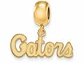 Logoart Sterling Silver Gp University of Florida Gators Extra Small Dangle Bead Charm Logoart Sterling Silver Gp University of Florida Gators Extra Small Dangle Bead Charm