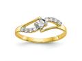 FJC Finejewelers 10 kt Yellow Gold CZ Ring gq10c1166