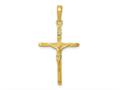 FJC Finejewelers 10 kt Yellow Gold Crucifix Charm 34 x 17 mm gq10c3900
