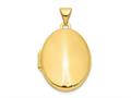 FJC Finejewelers 10 kt Yellow Gold Polished Oval Locket Pendant 28 x 17 mm gq10xl112