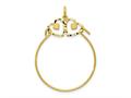 FJC Finejewelers 10 kt Yellow Gold Heart Charm Holder 40 x 27 mm gq10zc734