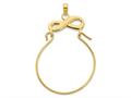 FJC Finejewelers 14 kt Yellow Gold Infinity Charm Holder Charm 16 mm gqd5111