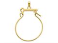FJC Finejewelers 14 kt Yellow Gold Key Charm Holder Charm 16 mm gqd5114