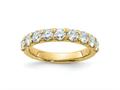 FJC Finejewelers 14 kt Yellow Gold 1.50ct. 9 Stone G H I True Light Moissanite Band 3 mm gqdb00059150y4mt